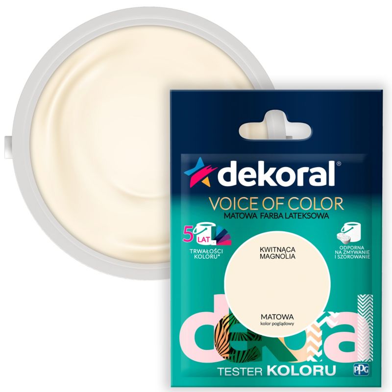 Testerfarve Dekoral Voice of Color blomstrende magnolia 0,05 l