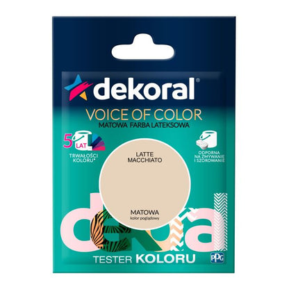 Testerfarve Dekoral Voice of Color latte macchiato 0,05 l