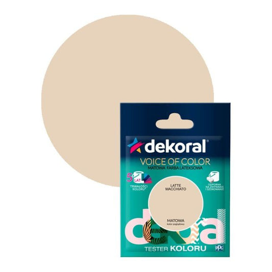 Testerfarve Dekoral Voice of Color latte macchiato 0,05 l