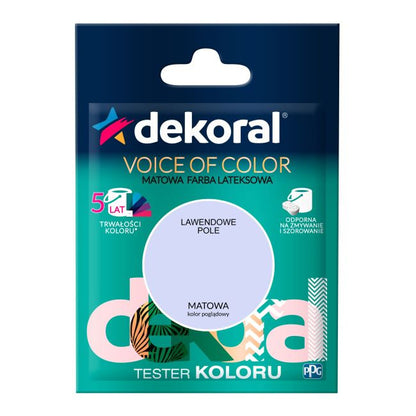 Testerfarve Dekoral Voice of Color lavendelmark 0,05 l