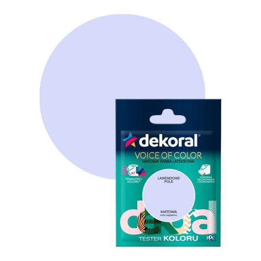 Testerfarve Dekoral Voice of Color lavendelmark 0,05 l