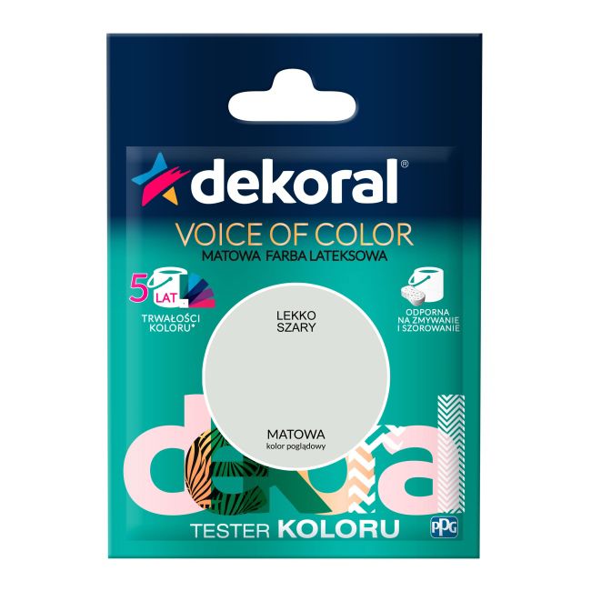 Testerfarve Dekoral Voice of Color let grå 0,05 l