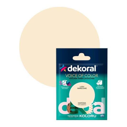 Testerfarve Dekoral Voice of Color vaniljeis 0,05 l