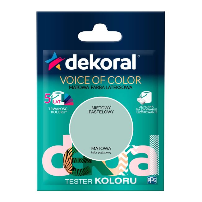 Testerfarve Dekoral Voice of Color mintpastel 0,05 l