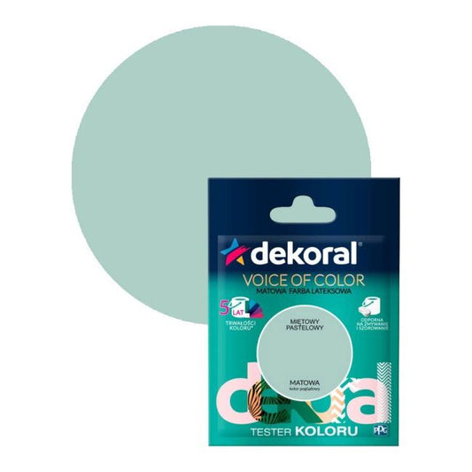 Testerfarve Dekoral Voice of Color mintpastel 0,05 l