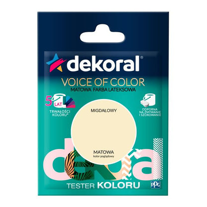 Testerfarve Dekoral Voice of Color mandel 0,05 l