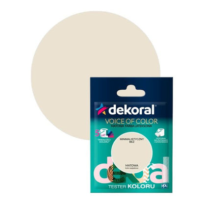 Dekoral Voice of Color farvetester minimalistisk beige 0,05 l