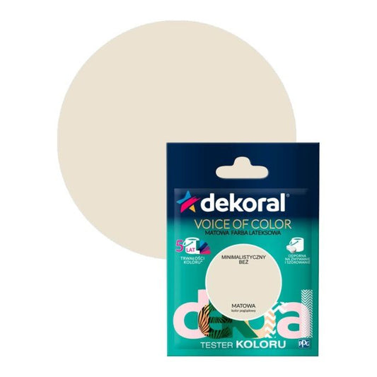 Dekoral Voice of Color farvetester minimalistisk beige 0,05 l