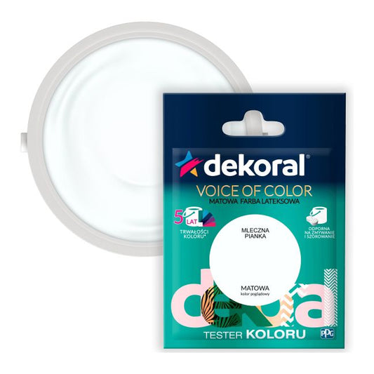 Dekoral Voice of Color farvetester mælkeskum 0,05 l