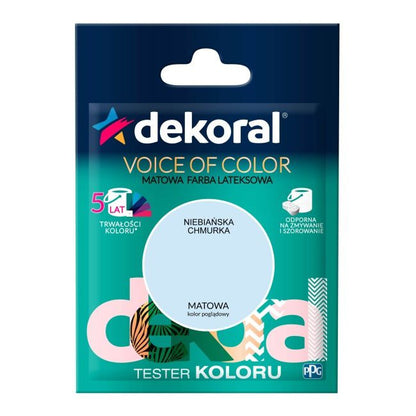 Dekoral Voice of Color farvetester himmelsk sky 0,05 l