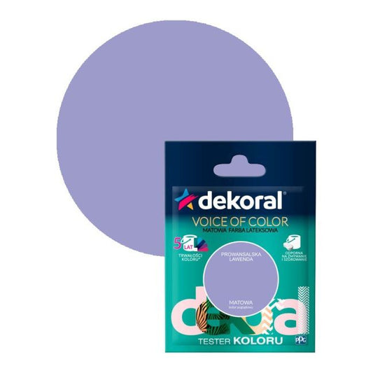 Testerfarve Dekoral Voice of Color provencalsk lavendel 0,05 l
