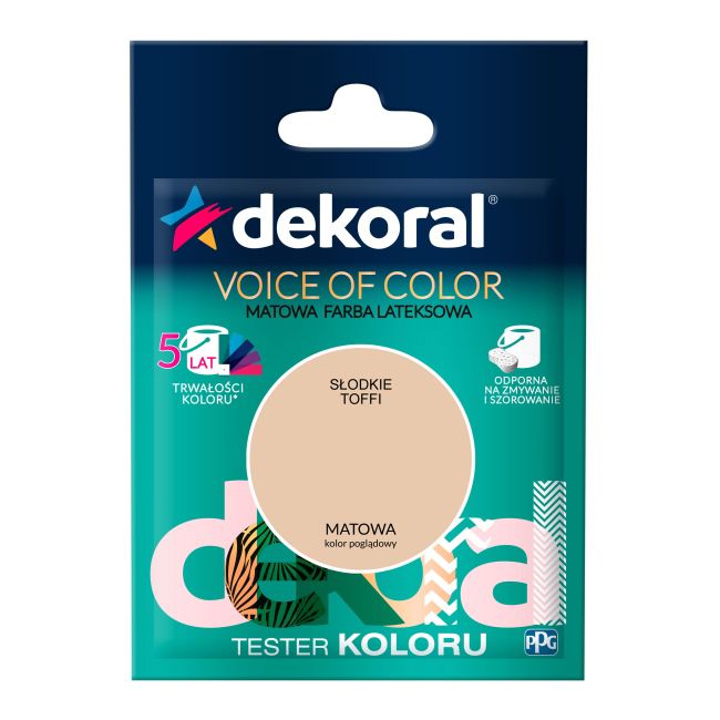 Dekoral Voice of Color farvetester sød toffee 0,05 l