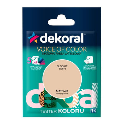 Dekoral Voice of Color farvetester sød toffee 0,05 l
