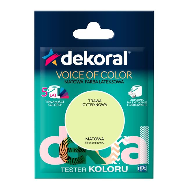 Testerfarve Dekoral Voice of Color citrongræs 0,05 l