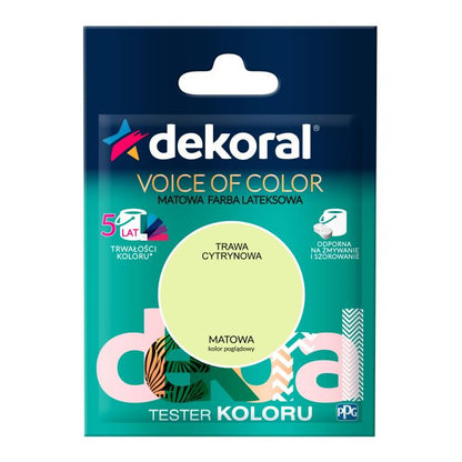 Testerfarve Dekoral Voice of Color citrongræs 0,05 l