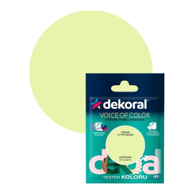 Testerfarve Dekoral Voice of Color citrongræs 0,05 l
