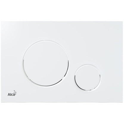 Trykknap til Skjult Cisterne 247x165 mm Hvid Blank 1 stk.