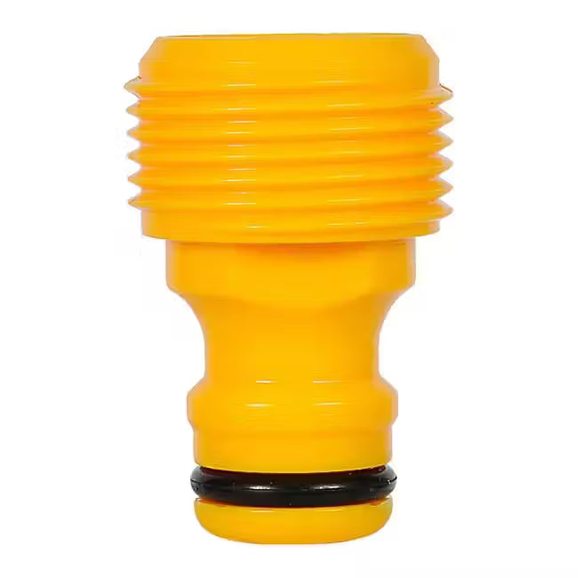Tilbehørskobling 3/4" Gul Plast