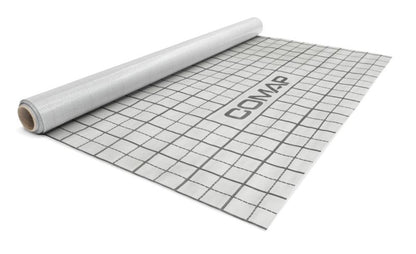 Gulvvarmeunderlag 50x1,03 m Sølv med Print