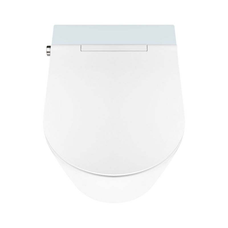Toilet med Bidetfunktion Væghængt Uden Bræt Hvid 59,9x38,5 cm