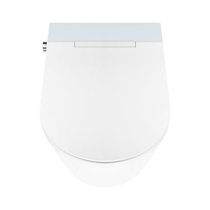 Toilet med Bidetfunktion Væghængt Uden Bræt Hvid 59,9x38,5 cm