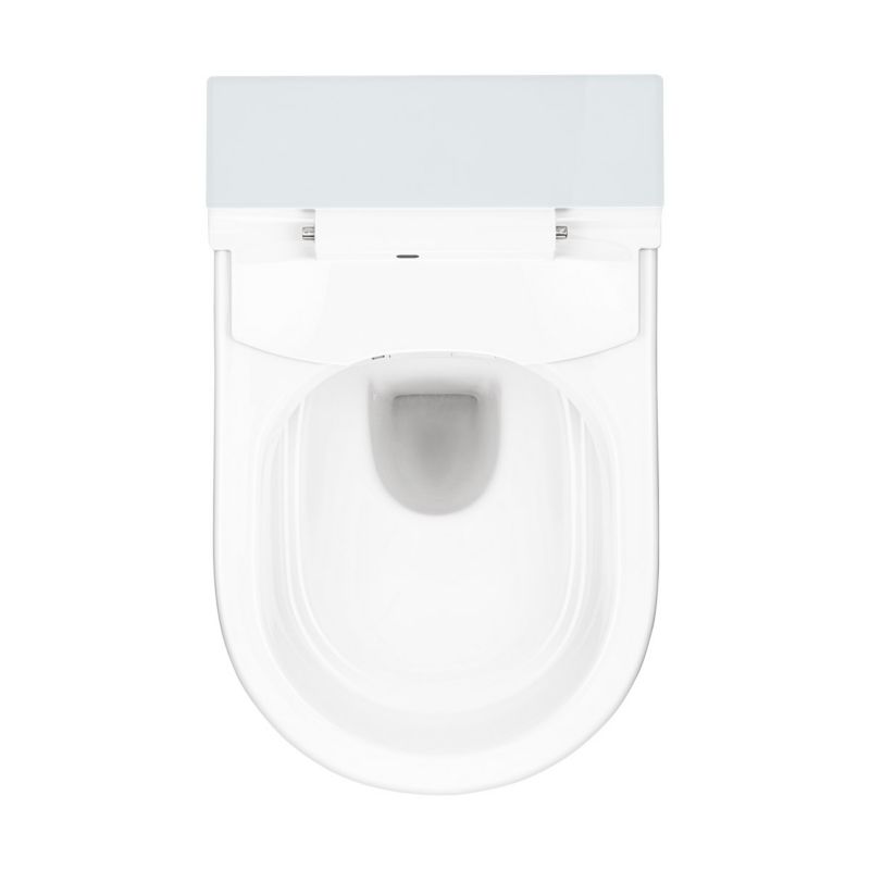 Toilet med Bidetfunktion Væghængt Uden Bræt Hvid 59,9x38,5 cm