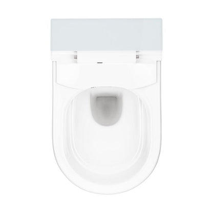 Toilet med Bidetfunktion Væghængt Uden Bræt Hvid 59,9x38,5 cm