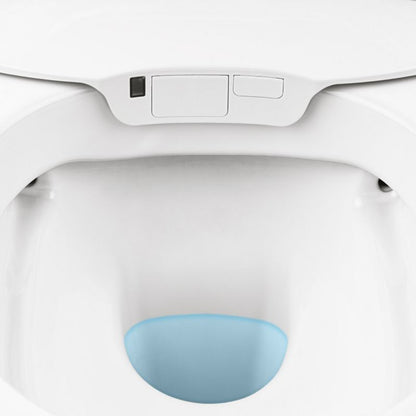 Toilet med Bidetfunktion Væghængt Uden Bræt Hvid 59,9x38,5 cm