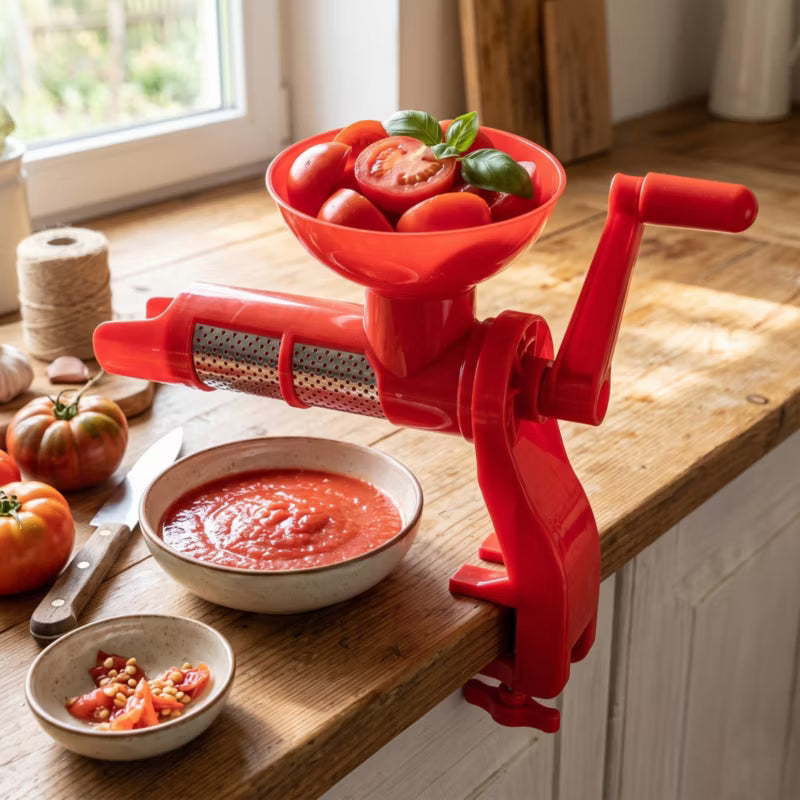 Tomatpresser Manuel 20,5x13x28 cm Rød