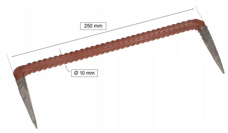 Tømrerklampe 250 mm Stål