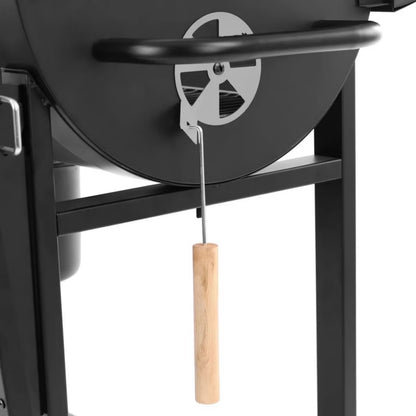 Kuglegrill Tøndegrill 71x51,5 cm Sort