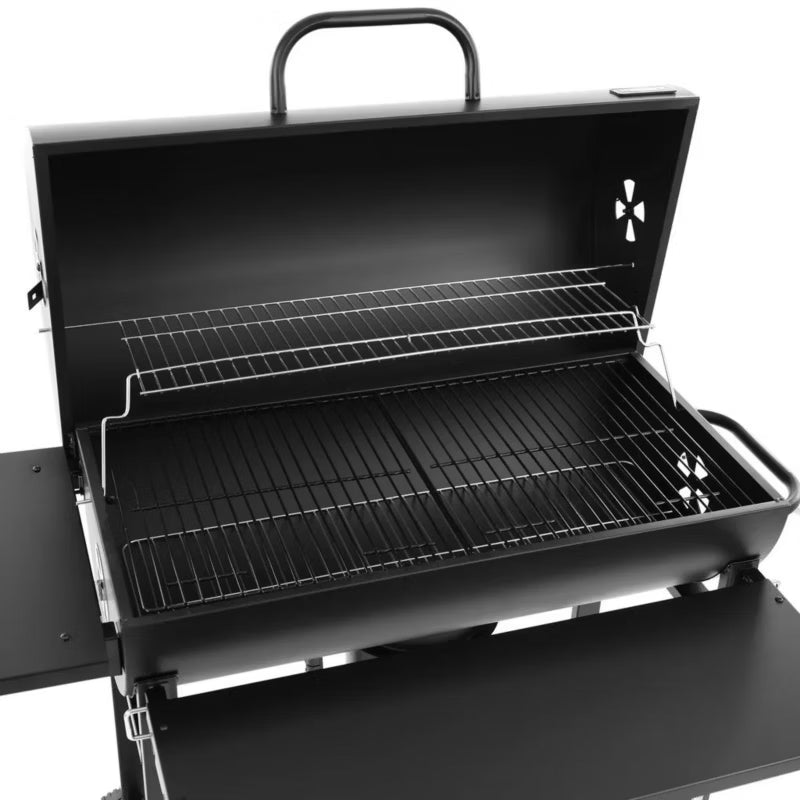 Kuglegrill Tøndegrill 71x51,5 cm Sort