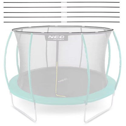 Topring til Trampolinenet 374 cm 12ft Sort NS-12C-181-PS