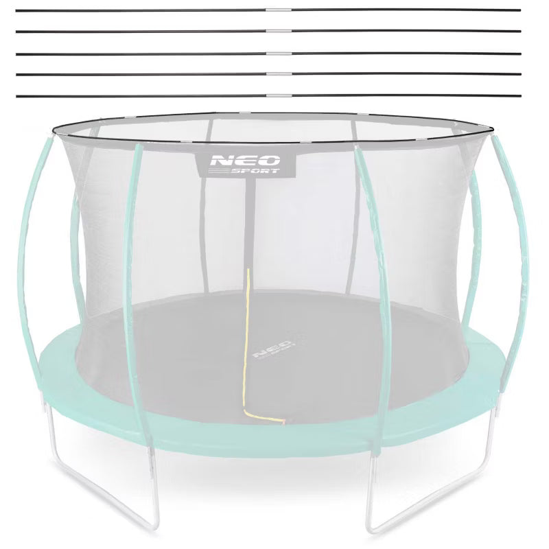 Topring til Trampolinenet 374 cm 12ft Sort NS-12C-181-PS