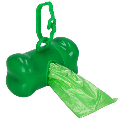 Springos hundelorteposer med dispenser, 432 stk., 24 ruller, grøn, 1 sæt