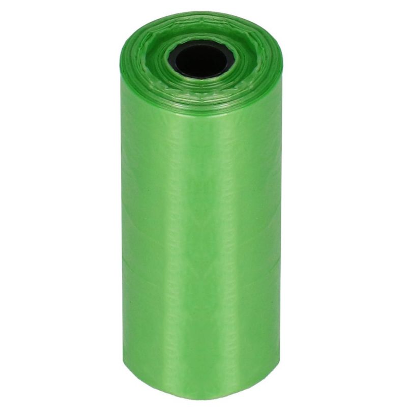 Springos hundelorteposer med dispenser, 432 stk., 24 ruller, grøn, 1 sæt