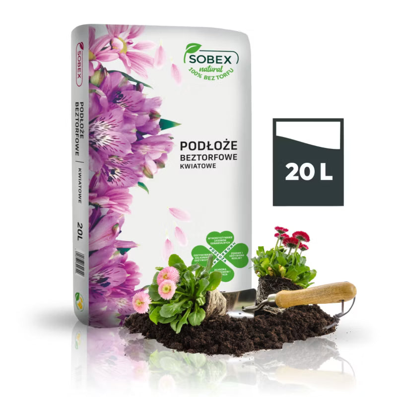 Tørvefri Blomsterjord 20 Liter