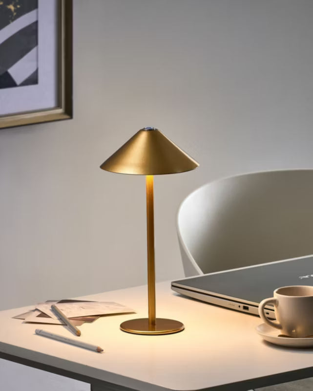 Trådløs Bordlampe LED Modjo Dæmpbar Guld