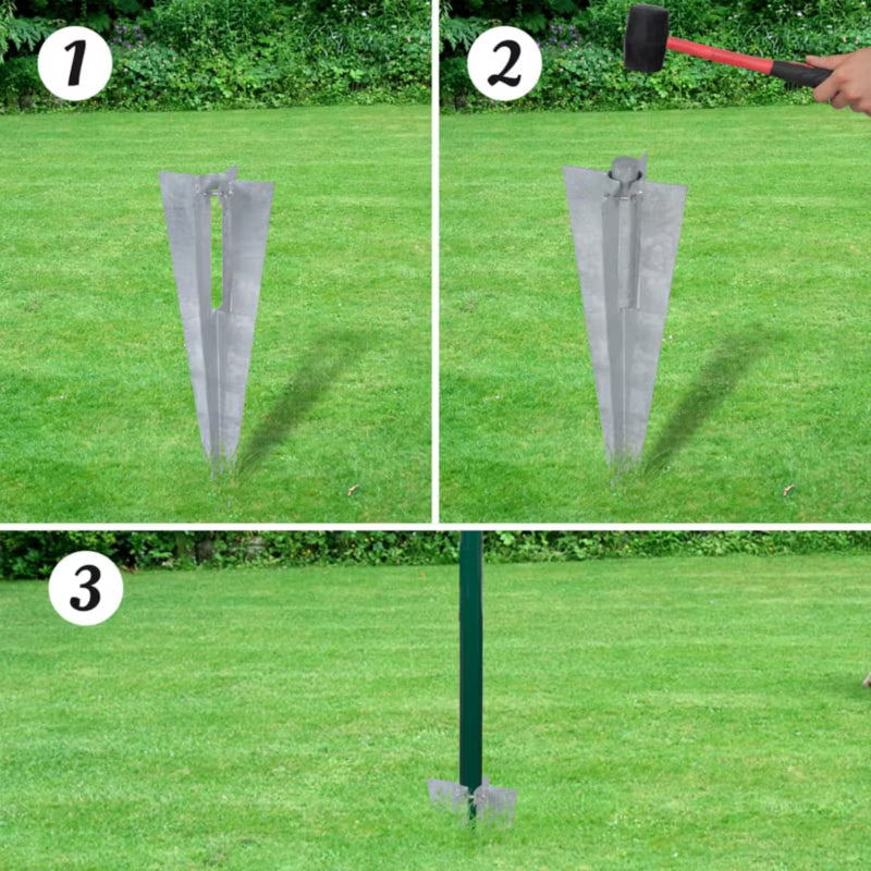 Trådhegn 150 cm Grøn