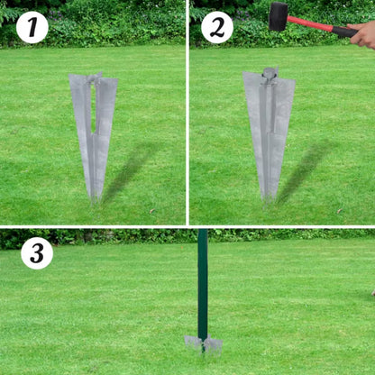 Trådhegn 150 cm Grøn
