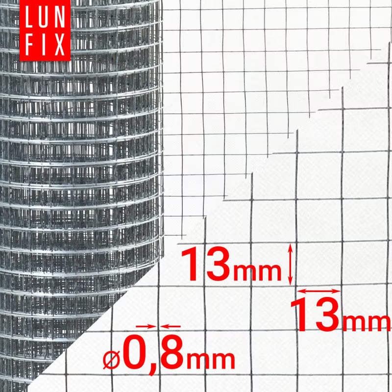 Trådhegn Træbeskyttelse 1,5x25 m Galvaniseret Stål