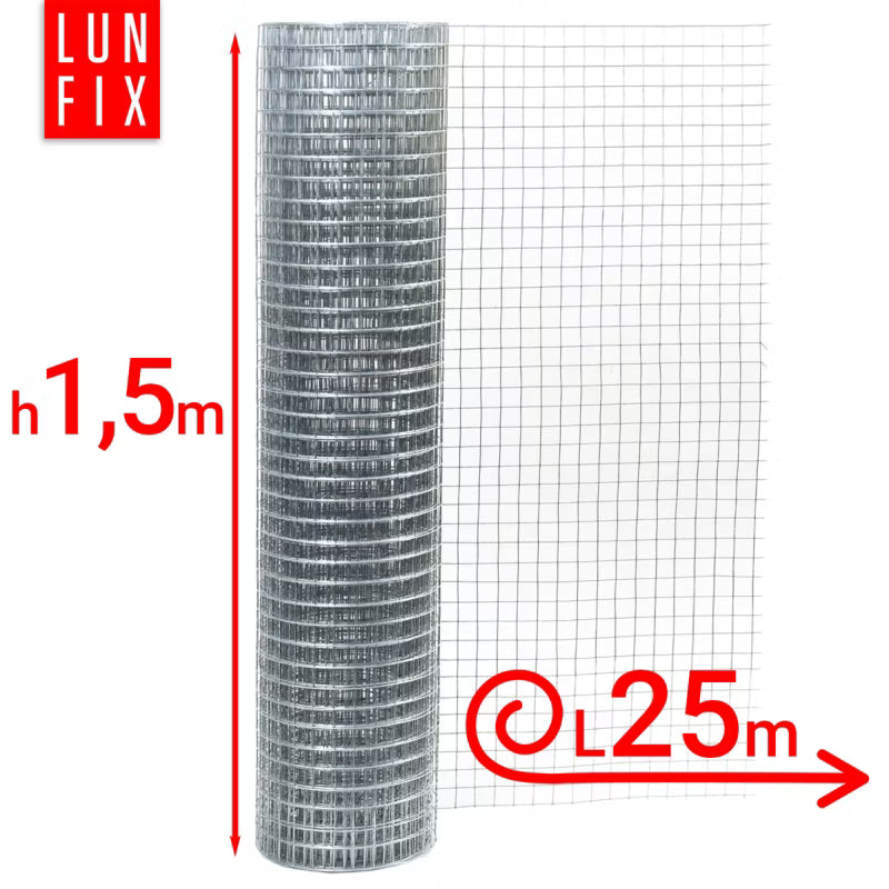Trådhegn Træbeskyttelse 1,5x25 m Galvaniseret Stål