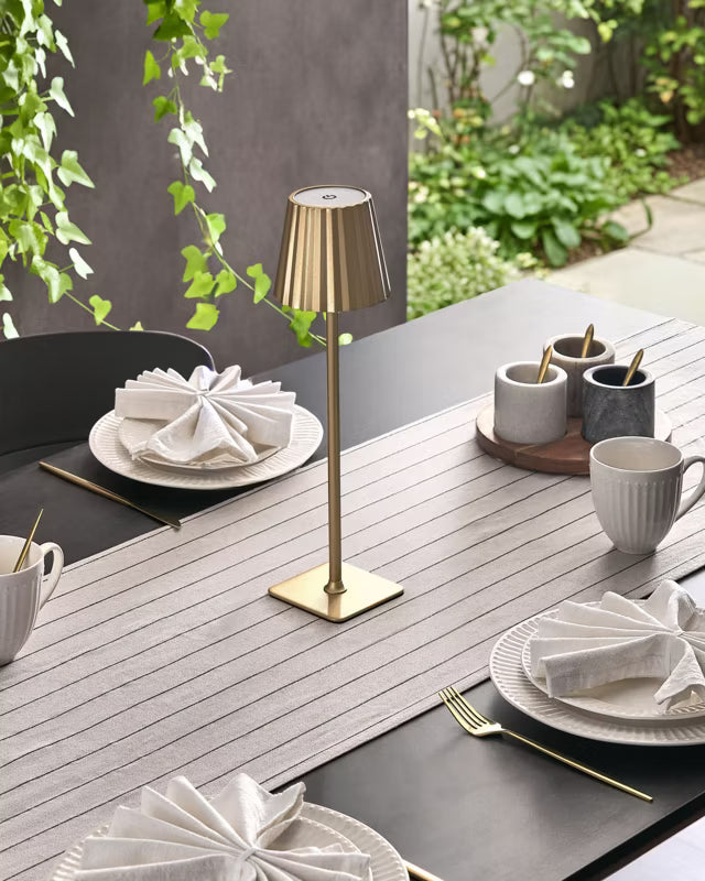 Trådløs Bordlampe LED Dæmpbar Guld