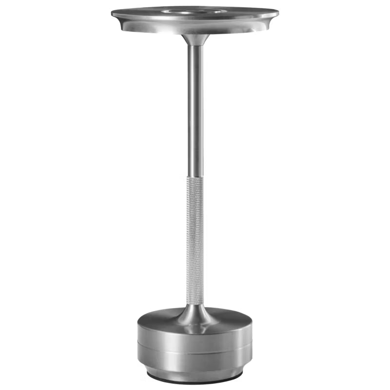 Trådløs Bordlampe LED Mago Dæmpbar Sølv