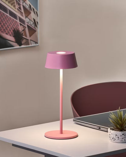 Trådløs LED Bordlampe Guder 15x36 cm Lyserød Dæmpbar
