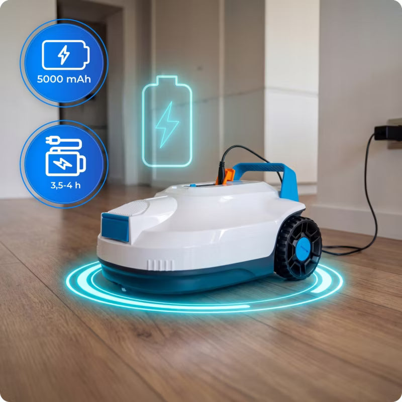 Trådløs Poolrobot 60 m² IP68 Hvid