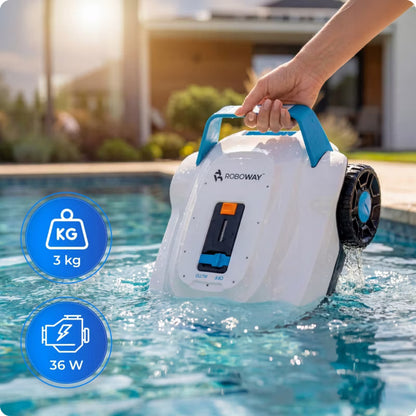 Trådløs Poolrobot 60 m² IP68 Hvid