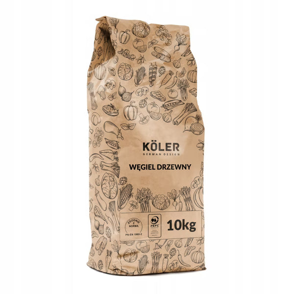 Trækul Restaurantkvalitet Store Stykker 10 kg | KRA36
