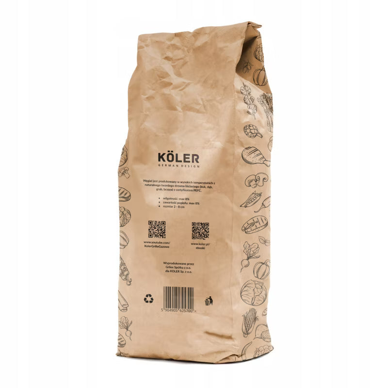 Trækul Restaurantkvalitet Store Stykker 10 kg | KRA36