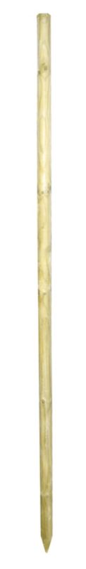 Træpæl 5x200 cm Grøn Fyrretræ